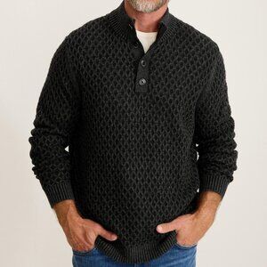 NEW luxury wool charcoal Tommy Bahama XLT sweater